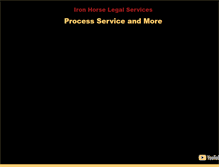 Tablet Screenshot of ironhorselegal.com